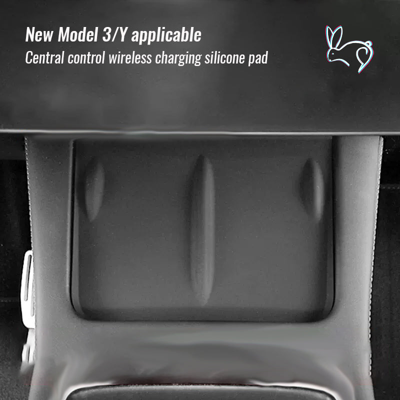 Tesla's New Model 3/Y Central Control Wireless Charging Silicone Pad