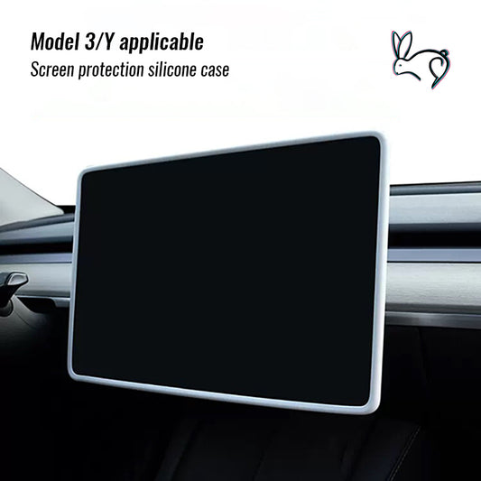 Tesla Model 3/Y Central Control Navigation Screen Silicone Protective Cover