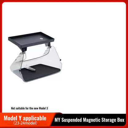 Tesla Model 3Y Magnetic Tray Storage Box Under The Central Control Screen