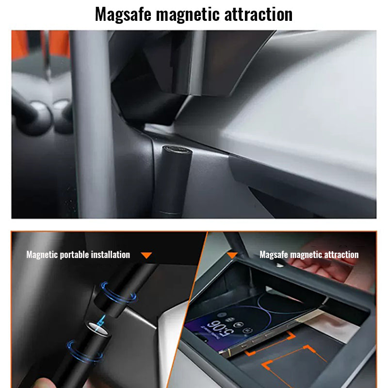 Tesla Model 3Y Magnetic Tray Storage Box Under The Central Control Screen