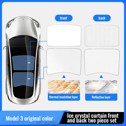 Tesla Model 3/Y Sunroof Top Sunshade