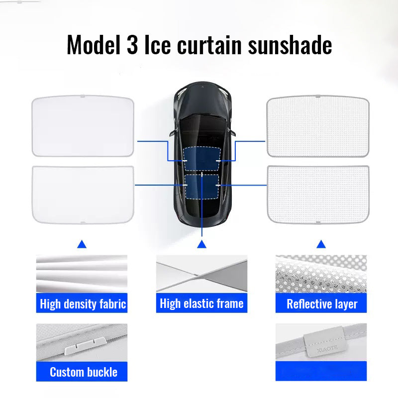 Tesla Model 3/Y Sunroof Top Sunshade