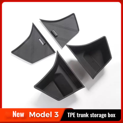 Tesla's New Model 3/Y Side Storage Trunk TPE Storage Box