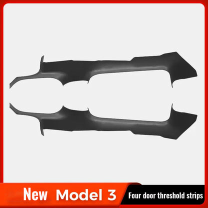 New Tesla Model 3 Door Sill Protection Strip Seat Trunk Anti-Kick Pad