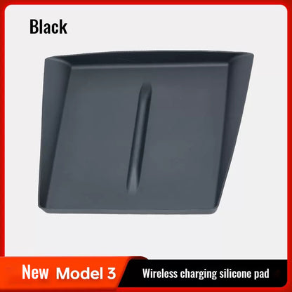 Tesla's New Model 3/Y Central Control Wireless Charging Silicone Pad