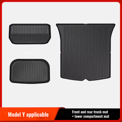 Tesla's New ModelY3 Trunk Mat Modely Front And Rear TPE Trunk Mat