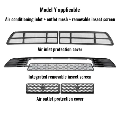 Tesla Model 3/Y Air Conditioning Air Inlet Protection Cover Filter Insect Screen