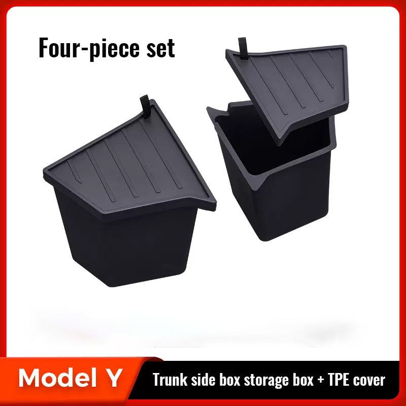 Tesla's New Model 3/Y Side Storage Trunk TPE Storage Box